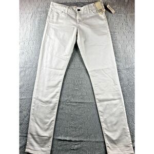 Women's White Slim Stretch Jeans